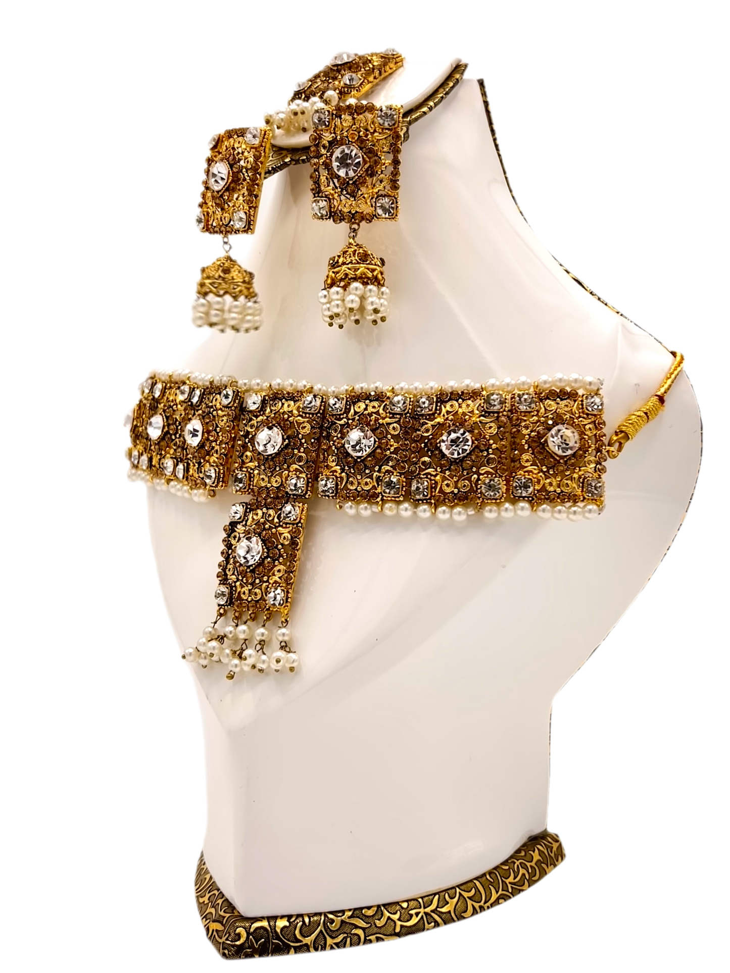Turkish Design Elegant Bridal Choker Set