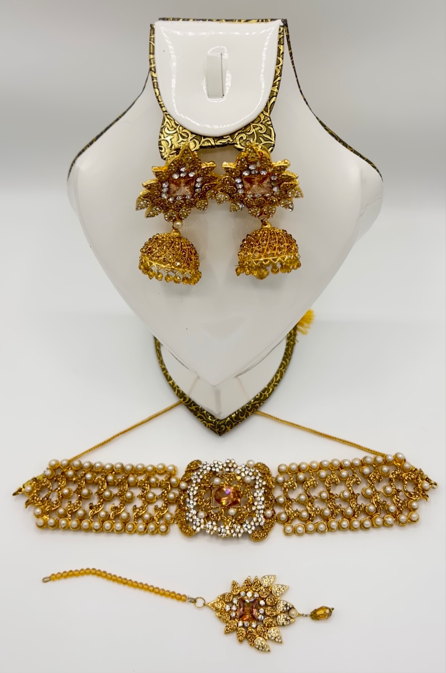 Egyptian Choker Bridal Necklace Set