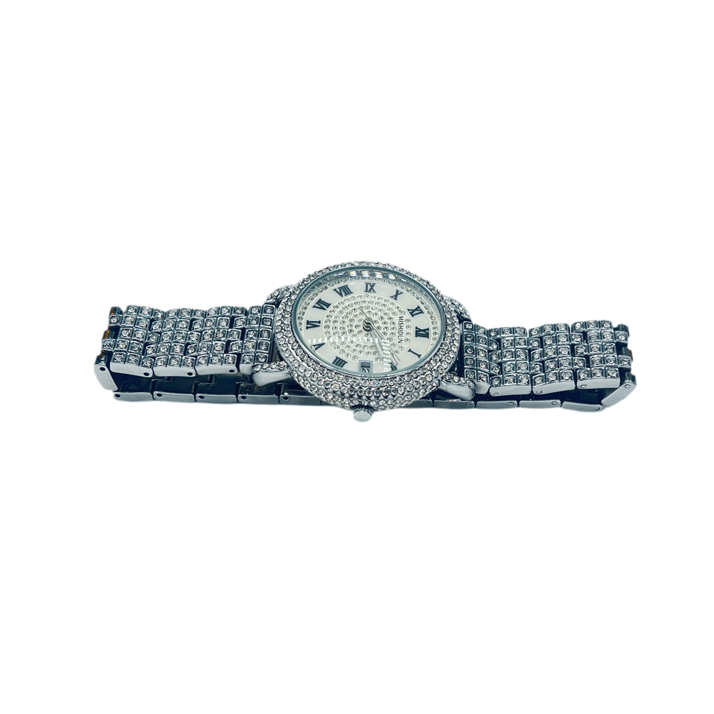 Luxury Women’s White Diamond Wristwatch