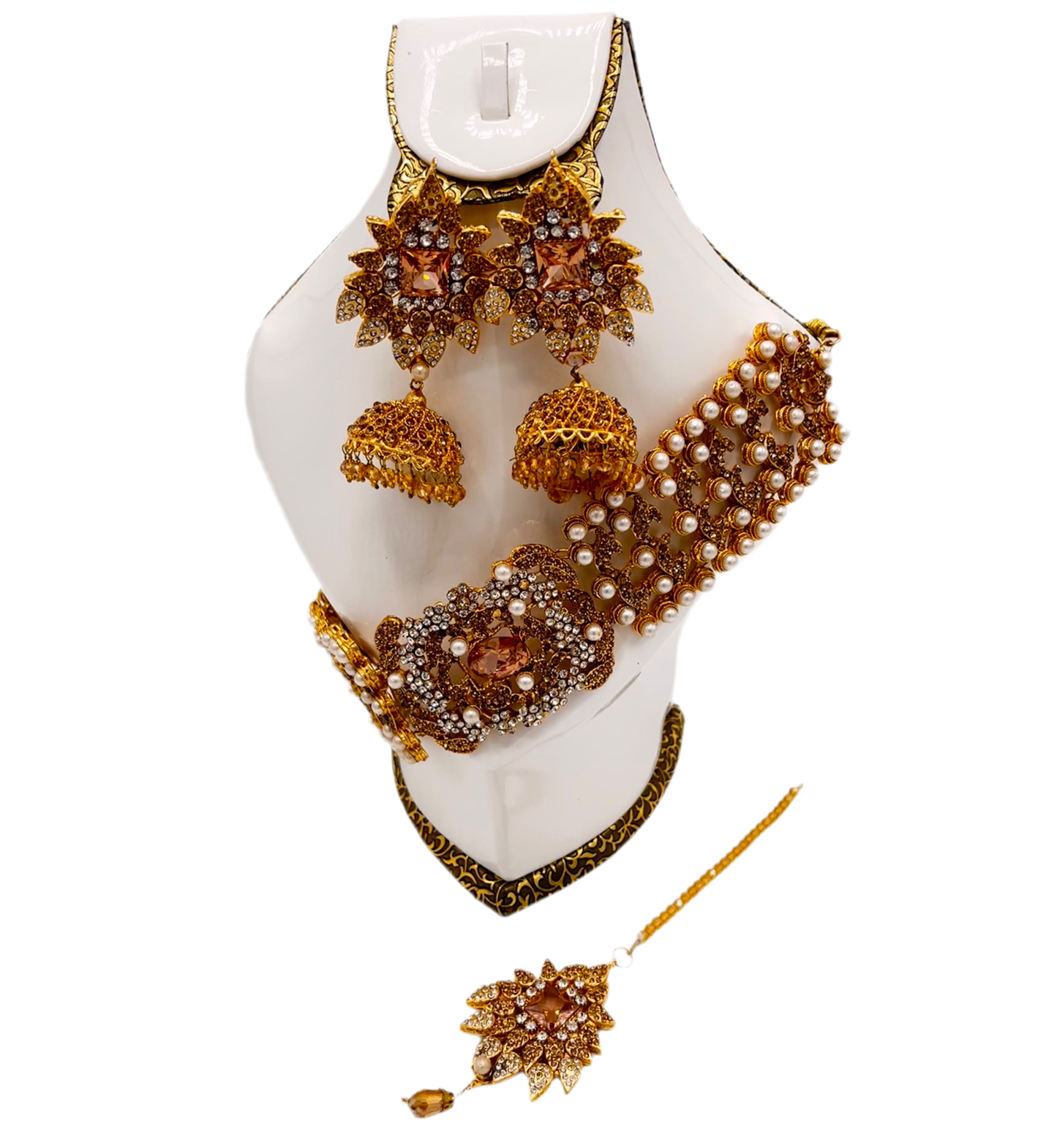 Egyptian Choker Bridal Necklace Set