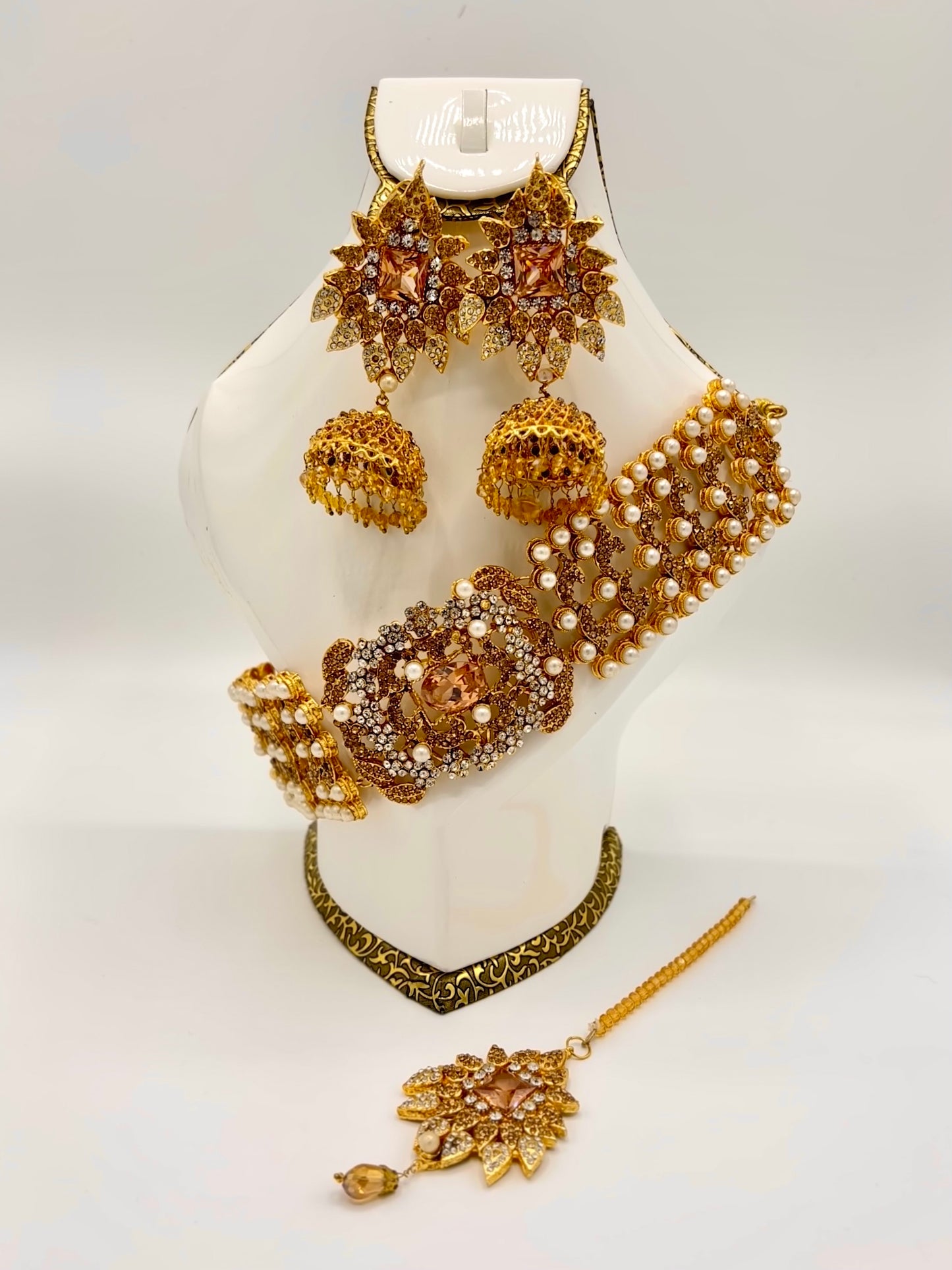 Egyptian Choker Bridal Necklace Set