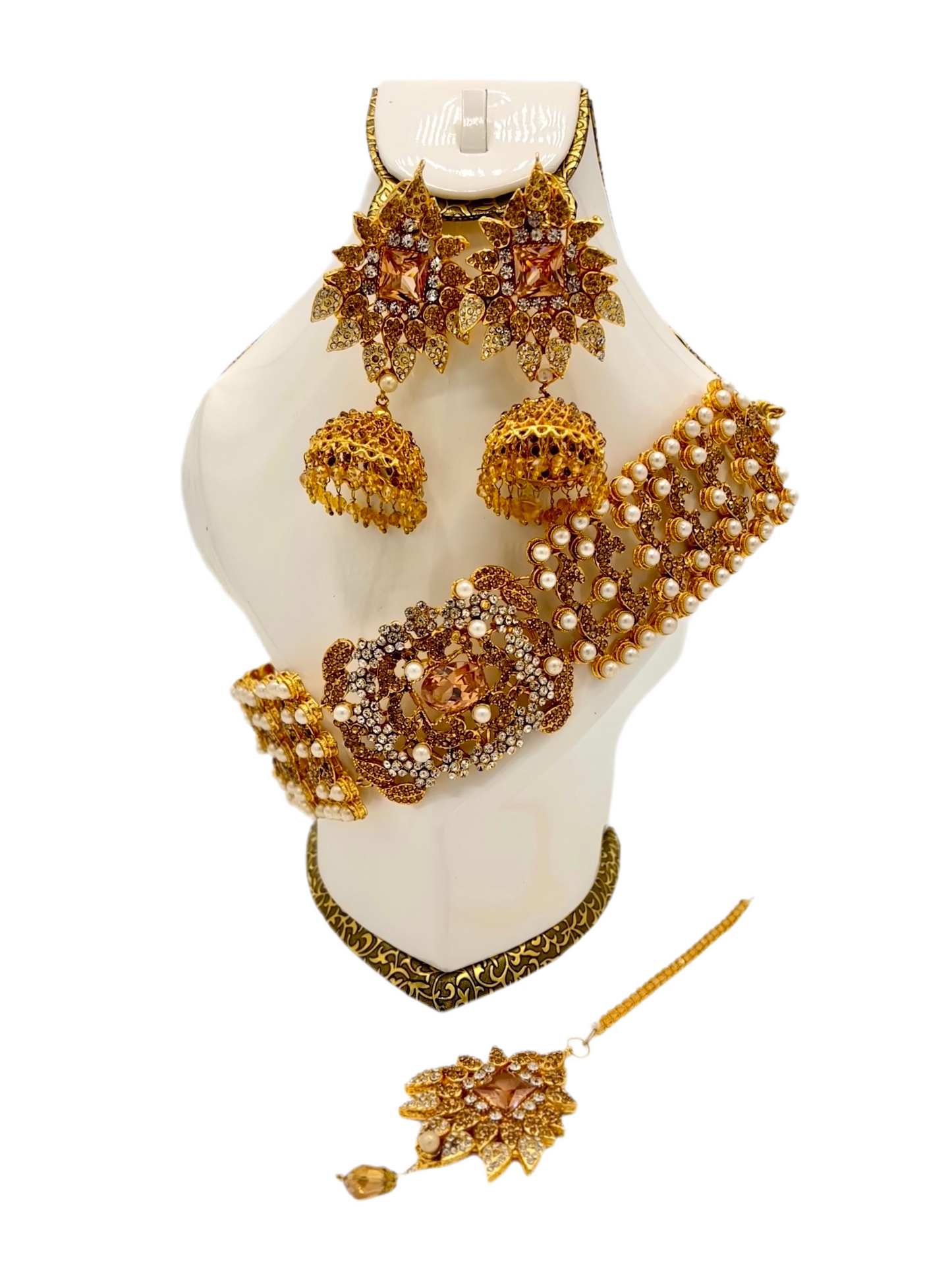 Egyptian Choker Bridal Necklace Set
