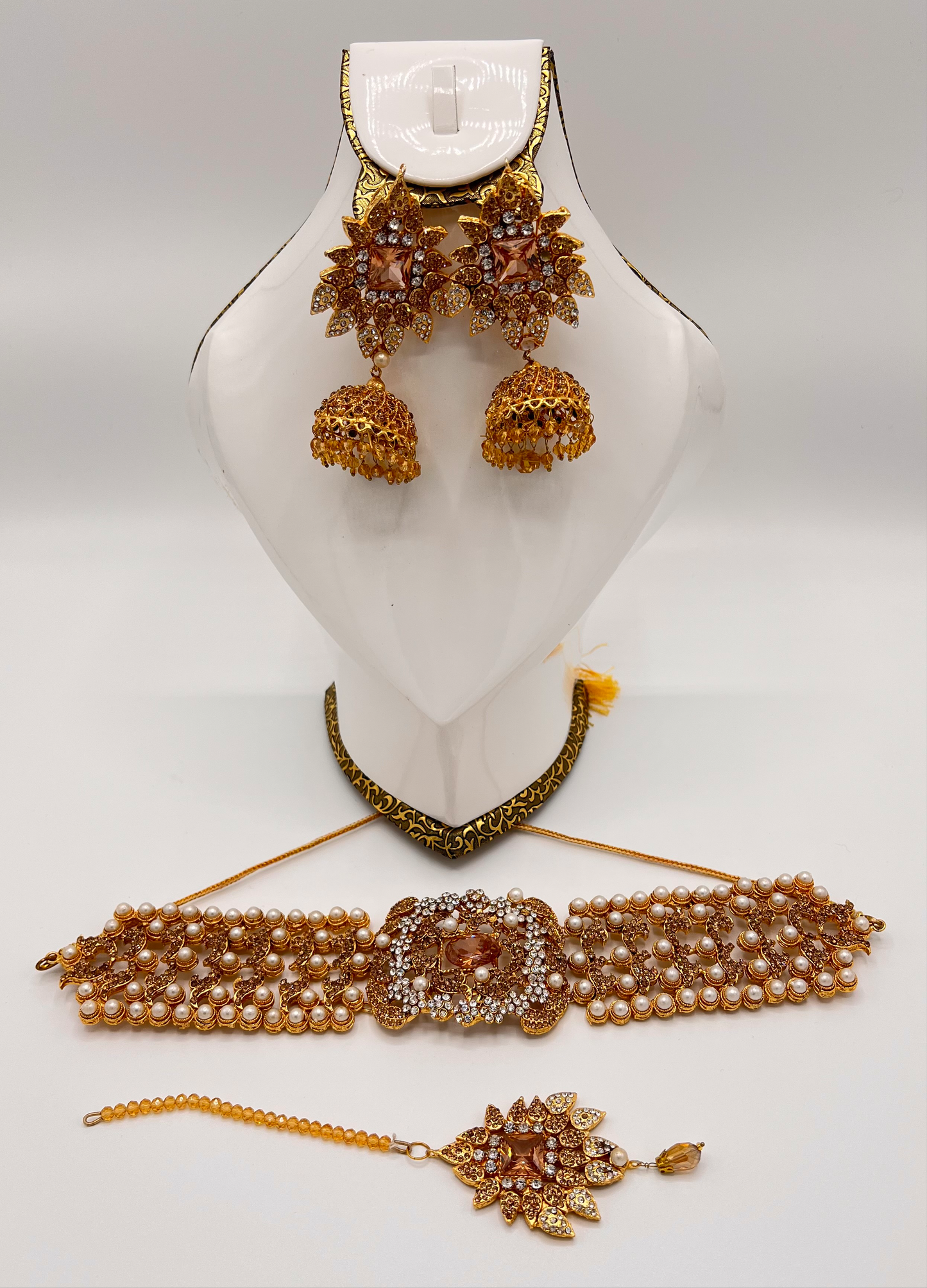 Egyptian Choker Bridal Necklace Set